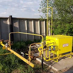 Техническое перевооружение газопровода ООО "Трак-Ойл". Установка узла учета расхода газа по ул. Производственная № 9 и №9А в с. Пушкино Омского района Омской области. 